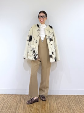 「THE PAUSE（ザ ポーズ）のアイテム（トップス）」を使った、wgendoさん（レディース・162cm）の秋コーディネート