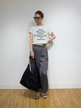 「Drawing Numbers（ドローイング ナンバーズ）のアイテム」を使った、wgendoさん（レディース・162cm）の春コーディネート