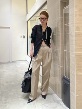 「ビジネススタイル」｜「アイテム（アクセサリー）」を使った、wgendoさん（レディース・162cm）の春コーディネート