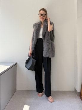 「ファーコート」｜wgendoさん（レディース・162cm）の秋コーディネート