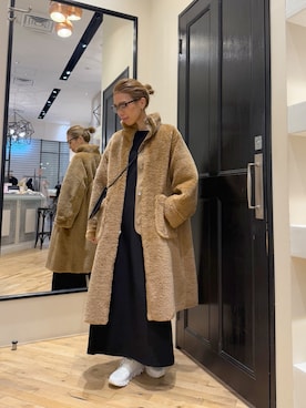 「アイテム（ワンピース/ドレス）」を使った、wgendoさん（レディース・162cm）の秋コーディネート