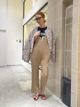 「アイテム（カーディガン/ボレロ）」を使った、wgendoさん（レディース・162cm）の夏コーディネート