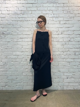 「Whim Gazette（ウィムガゼット）のアイテム（ワンピース/ドレス）」を使った、wgendoさん（レディース・162cm）の春コーディネート