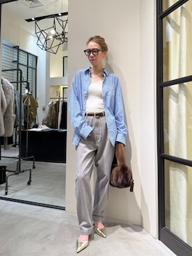 「ストライプ」｜wgendoさん（レディース・162cm）の秋コーディネート