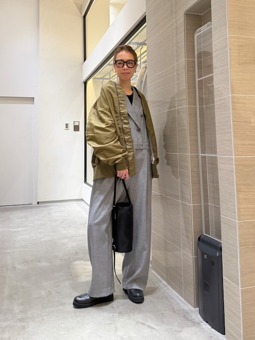 THE PAUSE】テーラーカラージャンプスーツ（つなぎ