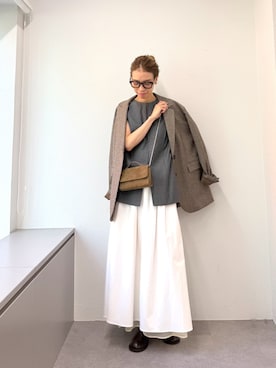 「Drawing Numbers（ドローイング ナンバーズ）のアイテム」を使った、wgendoさん（レディース・162cm）の秋コーディネート