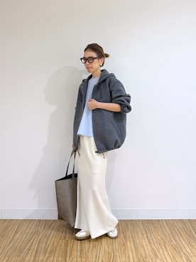 「アイテム（その他アウター）」を使った、wgendoさん（レディース・162cm）の秋コーディネート