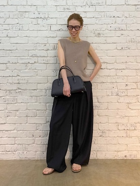 「Whim Gazette（ウィムガゼット）のアイテム」を使った、wgendoさん（レディース・162cm）の春コーディネート