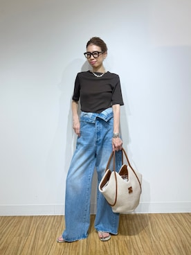 「Whim Gazette（ウィムガゼット）のアイテム」を使った、wgendoさん（レディース・162cm）の夏コーディネート