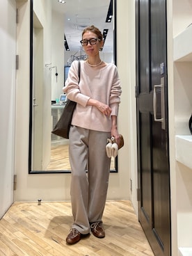 「アイテム（チョーカー）」を使った、wgendoさん（レディース・162cm）の冬コーディネート