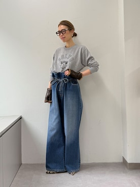 「アイテム（ピアス（両耳用））」を使った、wgendoさん（レディース・162cm）の冬コーディネート