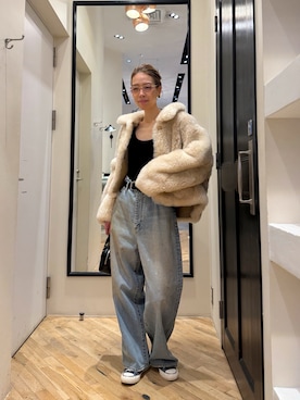 「アイテム（ベルト）」を使った、wgendoさん（レディース・162cm）の秋コーディネート