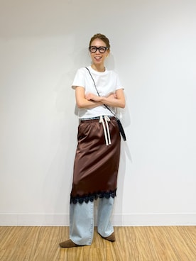 Whim Gazette（ウィムガゼット）の「サテンウォッシャブルロング