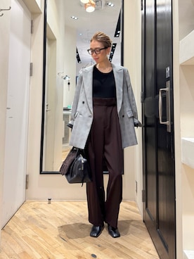 「ウィムガゼット」｜「アイテム（ブーツ）」を使った、wgendoさん（レディース・162cm）の秋コーディネート