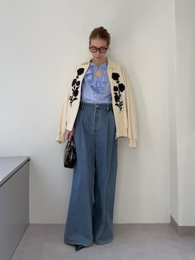 「ウィムガゼット」｜「アイテム（ジャケット/アウター）」を使った、wgendoさん（レディース・162cm）の冬コーディネート