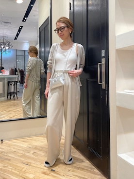「アイテム（スウェットパンツ）」を使った、wgendoさん（レディース・162cm）の夏コーディネート