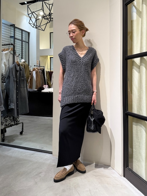 カットジョーゼットスリットスカート（スカート）｜Whim Gazette