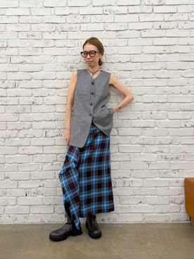 「アイテム（チョーカー）」を使った、wgendoさん（レディース・162cm）の秋コーディネート