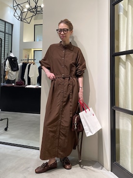 「ウィムガゼット」｜「アイテム（ワンピース/ドレス）」を使った、wgendoさん（レディース・162cm）の秋コーディネート