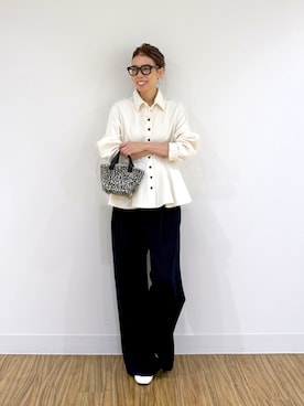 「THE PAUSE（ザ ポーズ）のアイテム」を使った、wgendoさん（レディース・162cm）の秋コーディネート
