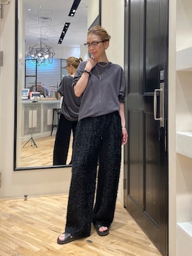 「THE PAUSE（ザ ポーズ）のアイテム（パンツ）」を使った、wgendoさん（レディース・162cm）の秋コーディネート