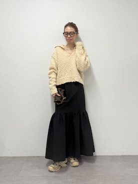 「アイテム（チョーカー）」を使った、wgendoさん（レディース・162cm）の秋コーディネート