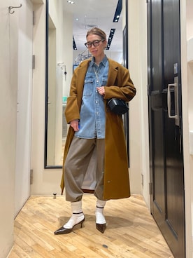 「アイテム（パンプス）」を使った、wgendoさん（レディース・162cm）の冬コーディネート