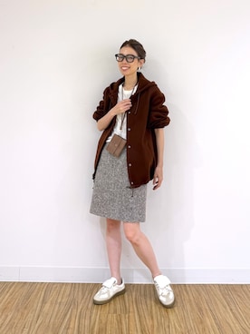 「Drawing Numbers（ドローイング ナンバーズ）のアイテム」を使った、wgendoさん（レディース・162cm）の秋コーディネート