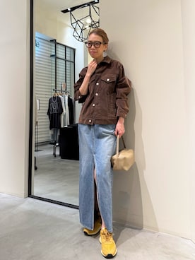 「アイテム（デニムスカート）」を使った、wgendoさん（レディース・162cm）の夏コーディネート