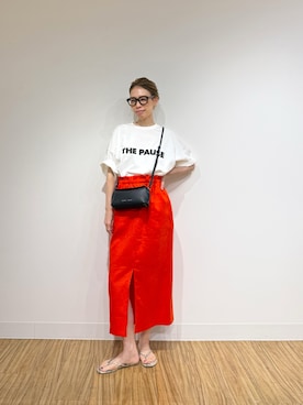 「THE PAUSE（ザ ポーズ）のアイテム（トップス）」を使った、wgendoさん（レディース・162cm）の春コーディネート