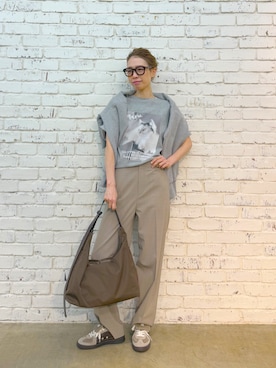 「THE PAUSE（ザ ポーズ）のアイテム」を使った、wgendoさん（レディース・162cm）の春コーディネート