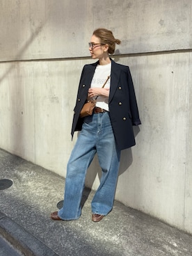 「THE PAUSE（ザ ポーズ）のアイテム（トップス）」を使った、wgendoさん（レディース・162cm）の春コーディネート