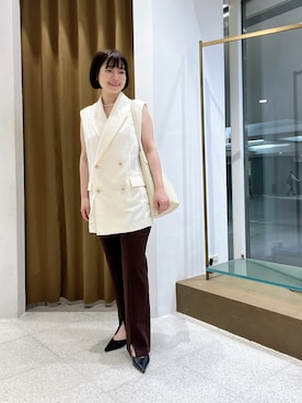 「アイテム（アクセサリー）」を使った、whimkumagaiさん（レディース・153cm・40代）の夏コーディネート