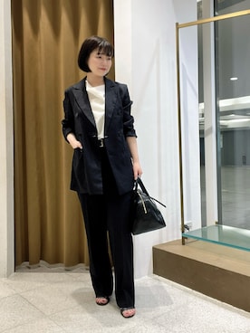 「Drawing Numbers（ドローイング ナンバーズ）のアイテム」を使った、whimkumagaiさん（レディース・153cm）の春コーディネート