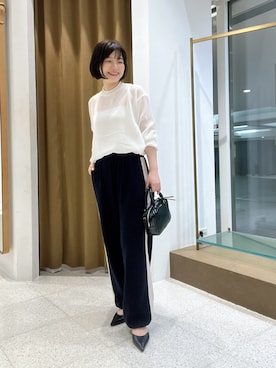 「アイテム（ネックレス）」を使った、whimkumagaiさん（レディース・153cm・40代）の夏コーディネート