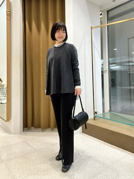 「アイテム（チョーカー）」を使った、whimkumagaiさん（レディース・153cm・40代）の秋コーディネート