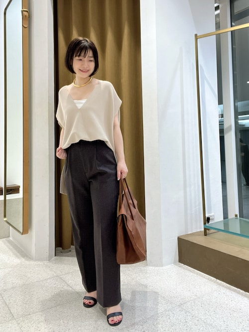▼2.2万✨24SS✨未使用級✨ウィムガゼット【38】ストレッチブッチャーパンツ セール】ストレッチブッチャーパンツ（スラックス）｜Whim