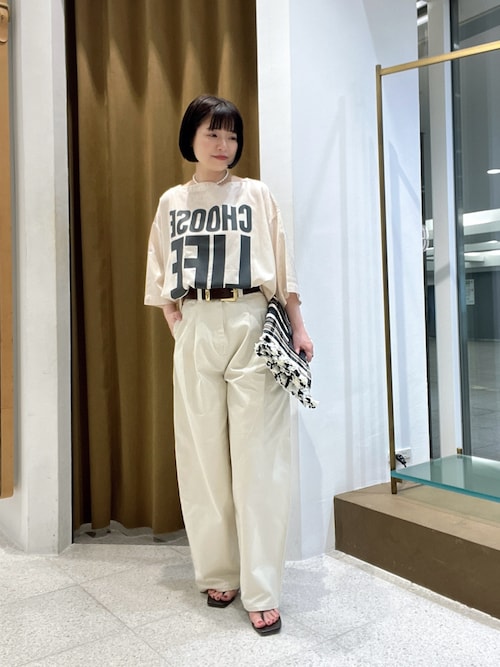 Whim Gazette チノパンツ (38) タックチノパンツ（チノパンツ）｜Whim Gazette（ウィムガゼット）の