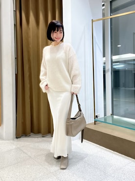 「アイテム（チョーカー）」を使った、whimkumagaiさん（レディース・153cm）の秋コーディネート