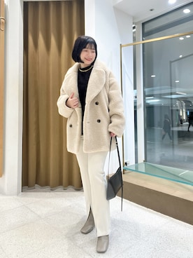 「アイテム（チョーカー）」を使った、whimkumagaiさん（レディース・153cm・40代）の秋コーディネート