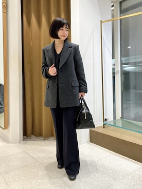 「アイテム（チョーカー）」を使った、whimkumagaiさん（レディース・153cm・40代）の秋コーディネート