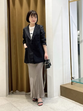 「Drawing Numbers（ドローイング ナンバーズ）のアイテム」を使った、whimkumagaiさん（レディース・153cm）の春コーディネート