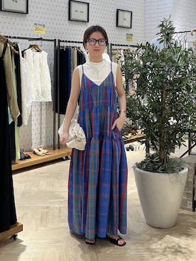 「A part by（アパートバイ）のハートモチーフバッグ（ショルダーバッグ、ホワイト系）」を使った、apartby15さん（レディース）の春コーディネート