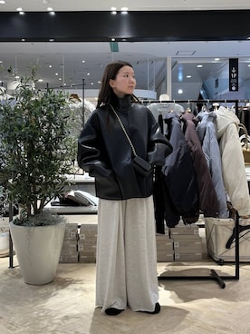 「apart by lowrys」｜「アイテム（スリッポン）」を使った、apartby15さん（レディース・155cm）の秋コーディネート