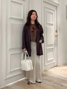 「A part by（アパートバイ）のアイテム（ジャケット/アウター）」を使った、apartby15さん（レディース・154cm）の夏コーディネート