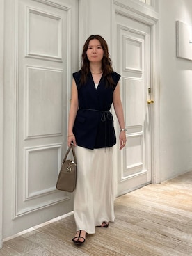 「骨格ナチュラル」｜apartby15さん（レディース・154cm）の夏コーディネート