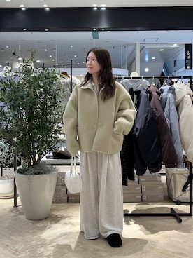 「apart by lowrys」｜「アイテム（スリッポン）」を使った、apartby15さん（レディース・155cm）の秋コーディネート