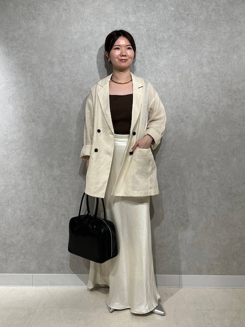 OVERSIZED APPLIQUED LEATHER BOMBER JACKET オーバーサイズ