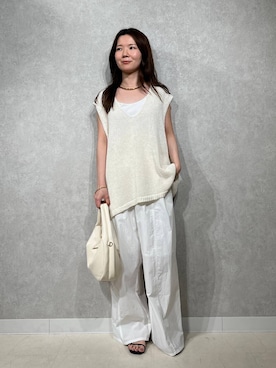 「アイテム（ハンドバッグ）」を使った、apartby15さん（レディース・154cm）の夏コーディネート