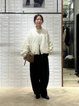 「ウエストゴム」｜「アイテム（ワンピース/ドレス）」を使った、apartby15さん（レディース・155cm）の秋コーディネート